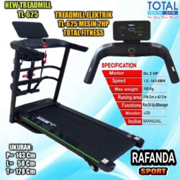 Treadmill Elektrik TL-625 Total Fitness